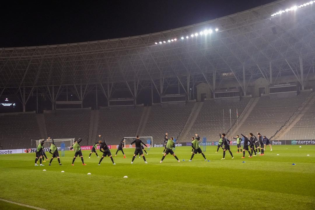 “Frayburq” Bakıda məşqə çıxdı - VİDEO