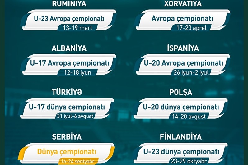 Azərbaycan güləşçiləri üçün 2023-cü ilin 8 mühüm yarışı