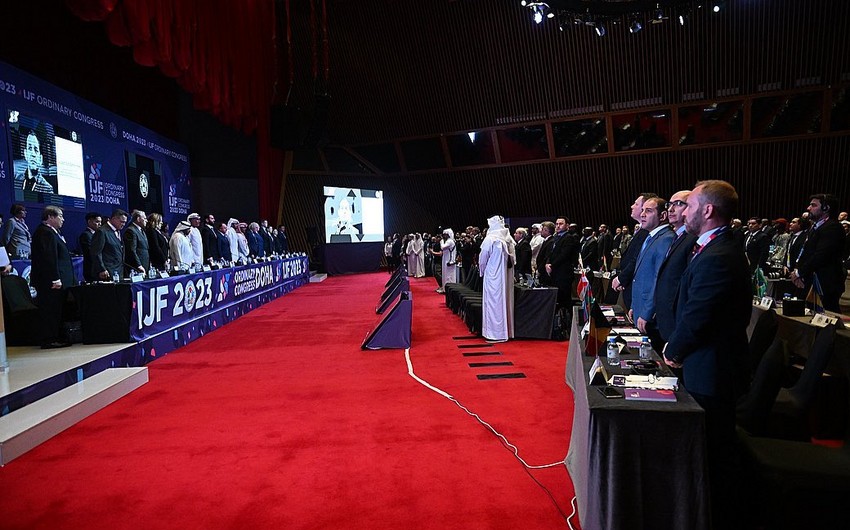 ACF rəsmiləri Beynəlxalq Cüdo Federasiyasının konqresində