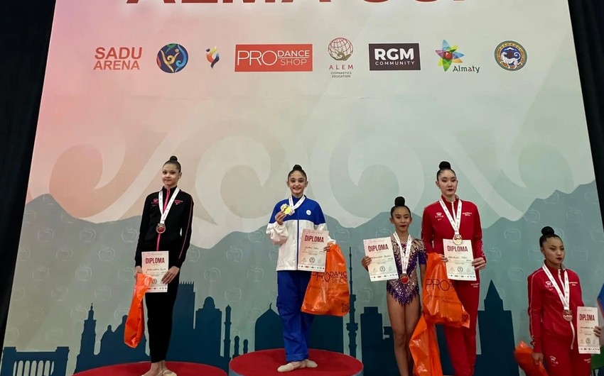 Azərbaycan gimnastlarından Qazaxıstanda üç qızıl medal