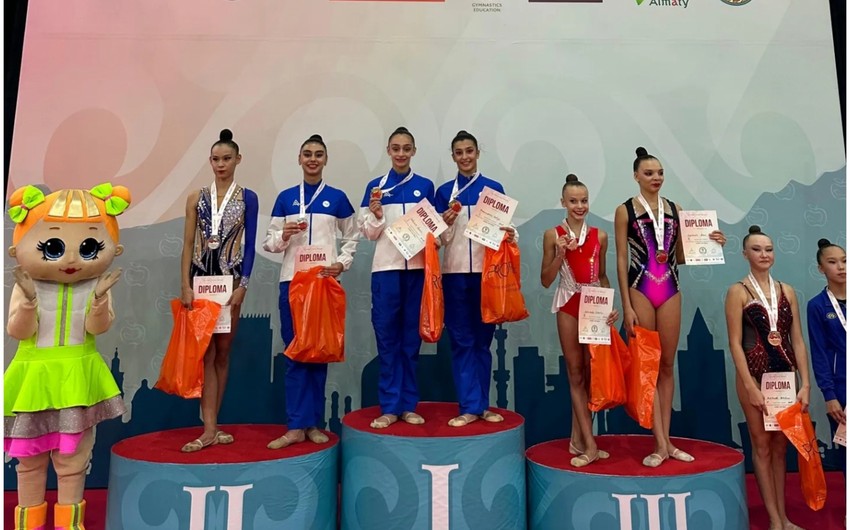 Azərbaycan gimnastlarından Qazaxıstanda 3 medal
