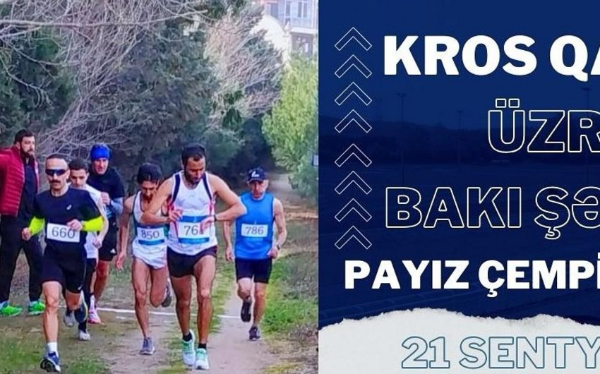 Kros qaçışı üzrə Bakı şəhər payız çempionatı keçiriləcək