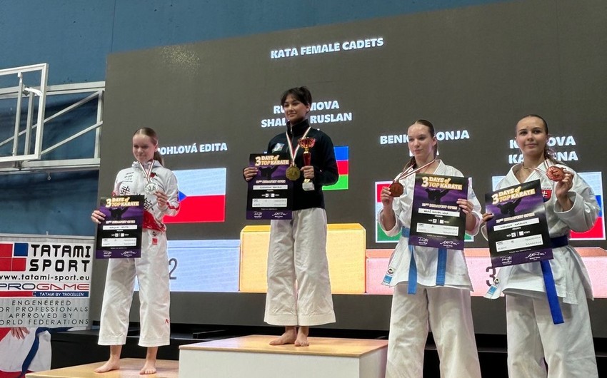 Azərbaycan karateçilərindən Budapeştdə qızıl və gümüş medallar