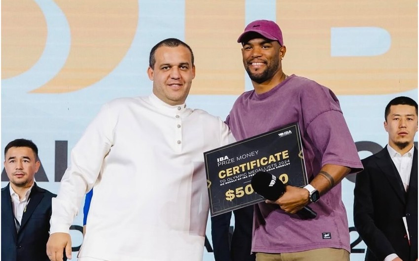 Millimizin üzvü Dubayda mükafatlandırıldı