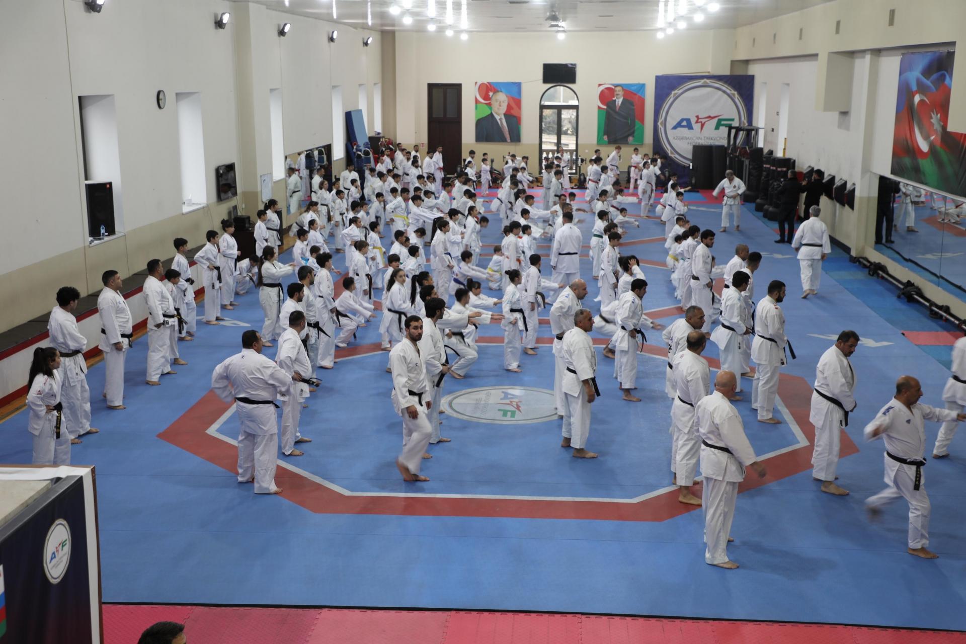 Karate üzrə Ümumrespublika seminarının açılış mərasimi keçirilib