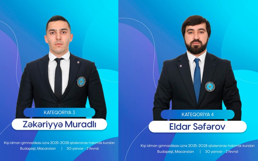 Azərbaycanlı hakimlər beynəlxalq kursda iştirak ediblər