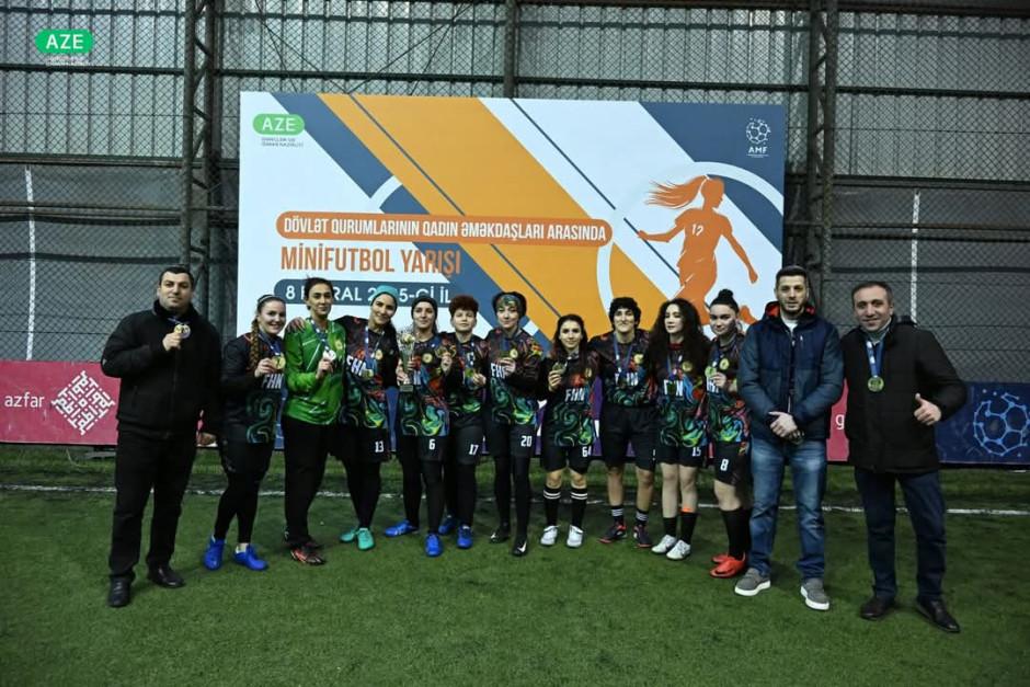 FHN-in qadın əməkdaşları dövlət qurumları arasında çempionatın qalibi olub
