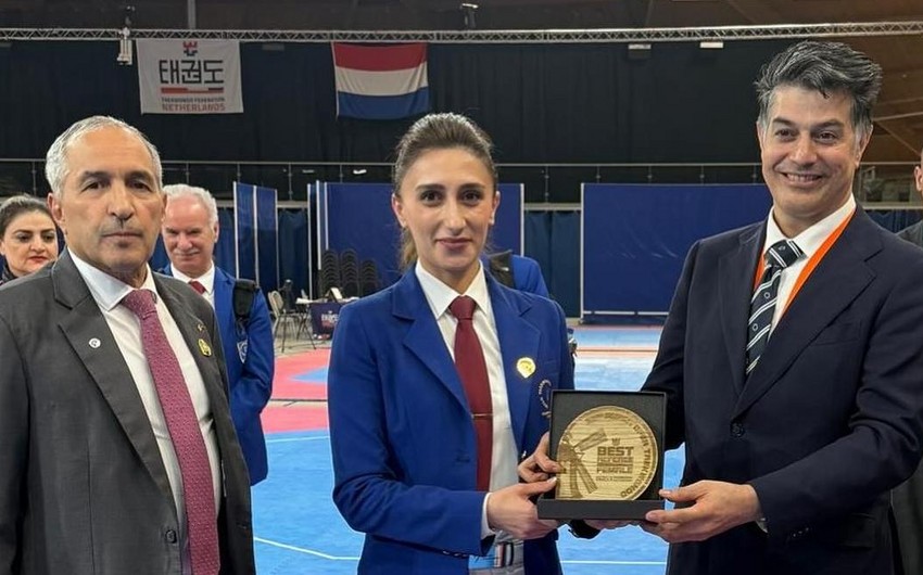 Abdullayeva Niderlandda ən yaxşı referi adına layiq görüldü