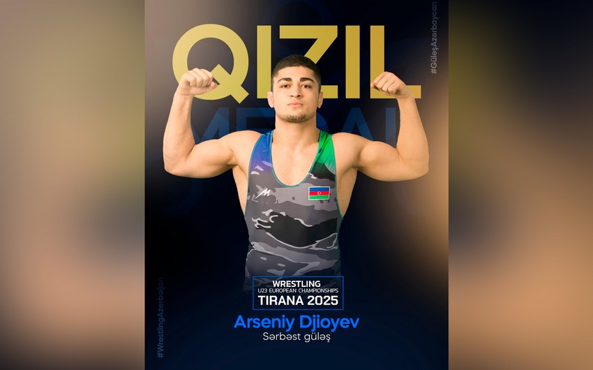 Azərbaycan güləşçisi Avropa çempionatının qalibi oldu