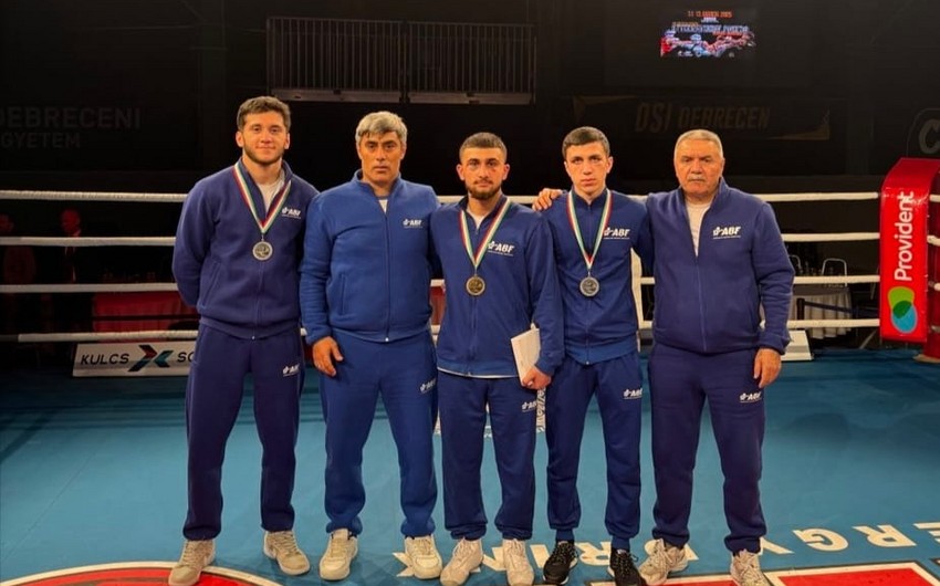 Azərbaycan boksçularından Macarıstanda 3 medal
