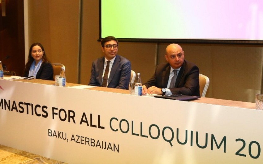 Bakıda “Gimnastika hamı üçün” kollokviumunun açılış mərasimi olub