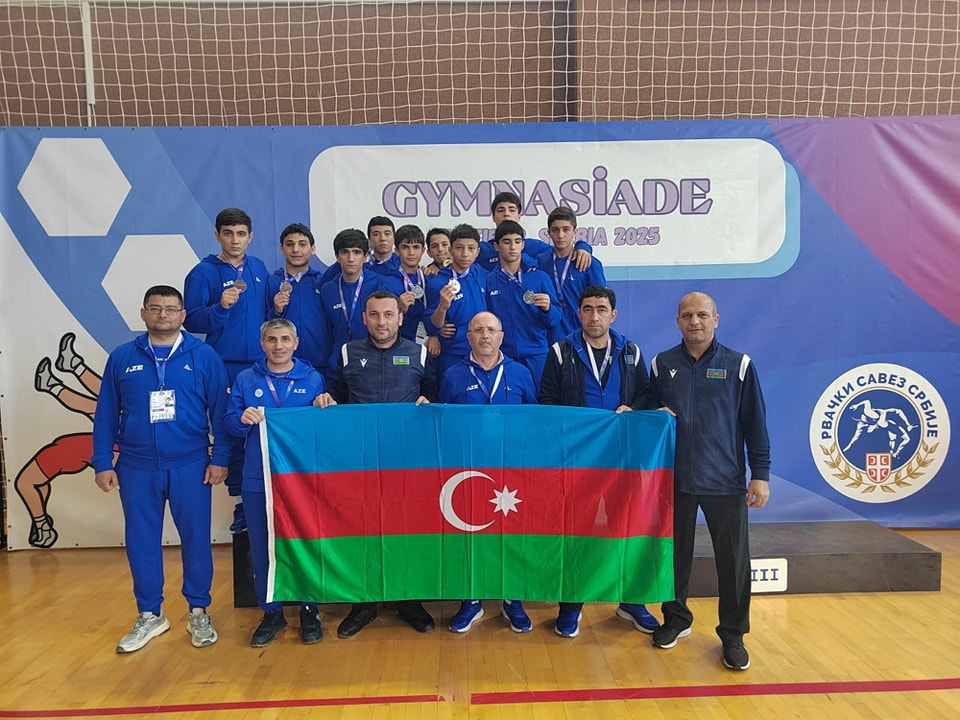 Azərbaycan güləşçilərindən Serbiyada 10 medal