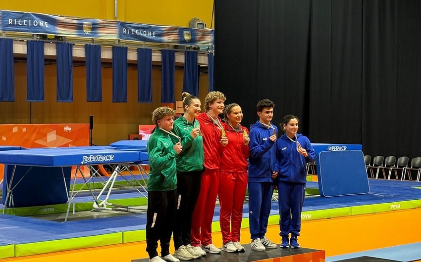 Azərbaycan gimnastları İtaliyada bürünc medal qazanıblar