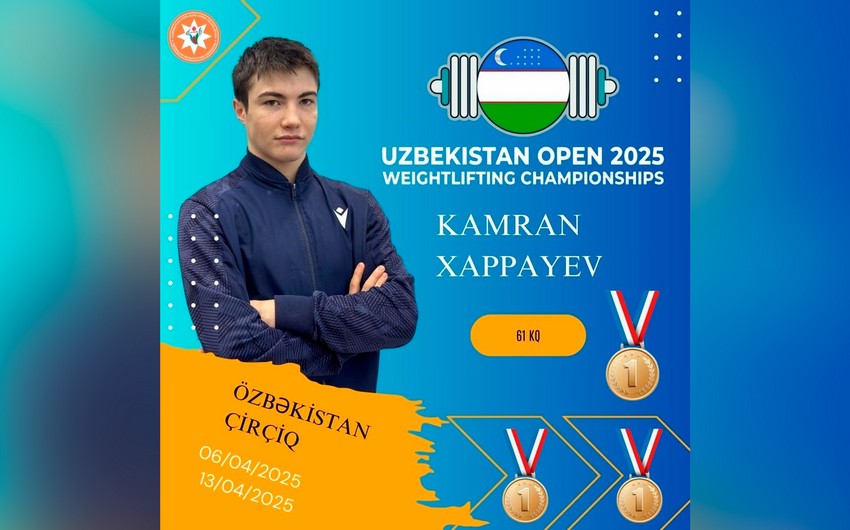 Azərbaycan ağırlıqqaldıranı “Uzbekistan Open”in qalibi olub