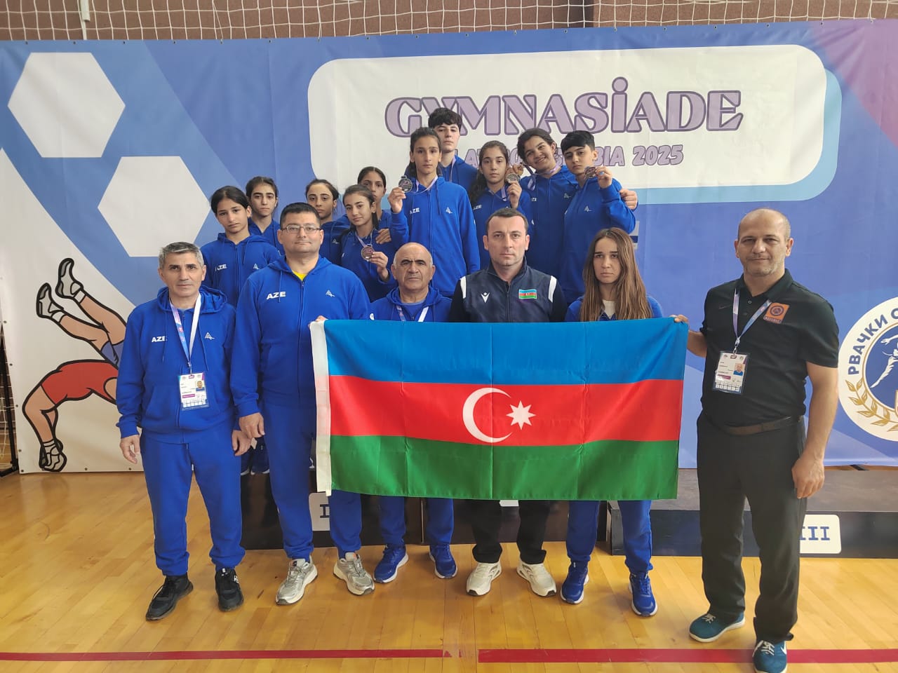 Güləşçilərdən Serbiyada 25 medal