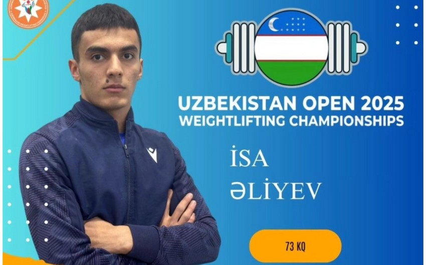 Azərbaycan ağırlıqqaldıranı Özbəkistanda gümüş medal qazandı