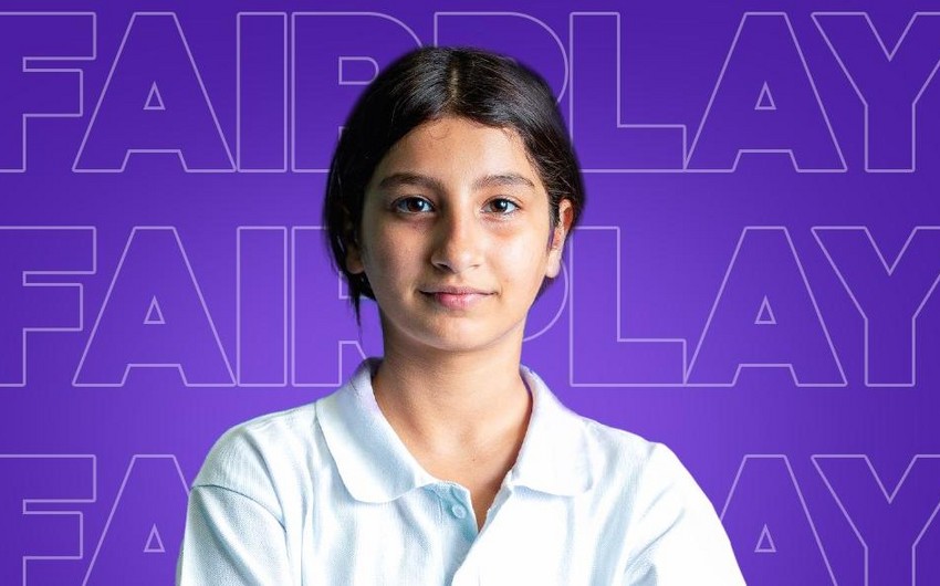 Ayan Əliyevaya “feyr pley” mükafatı verildi