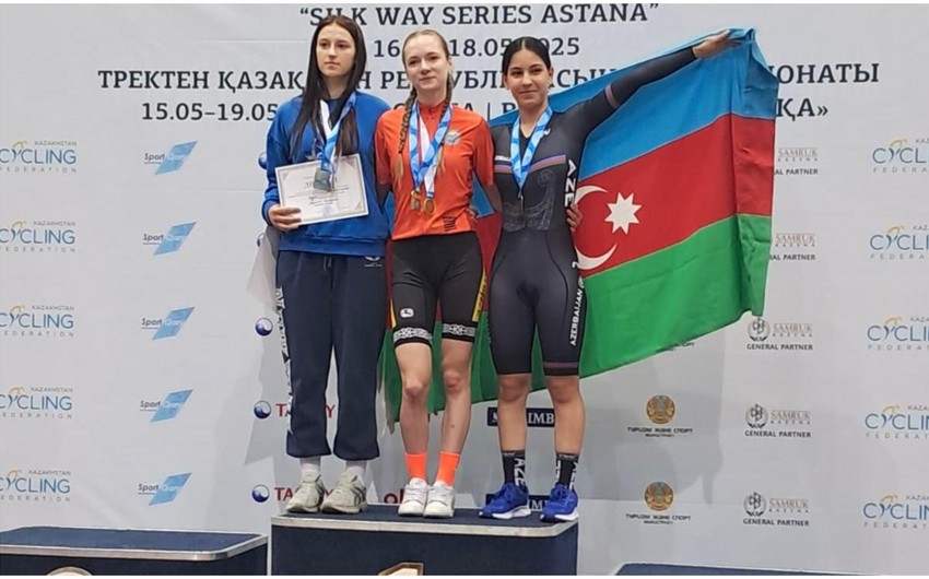 Azərbaycan velosipedçisi Qazaxıstanda daha bir medal əldə etdi
