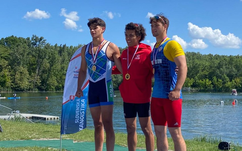 Azərbaycan avarçəkəni Slovakiyada qızıl medal qazandı