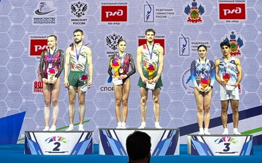 Azərbaycan gimnastlarından Krasnodarda iki medal