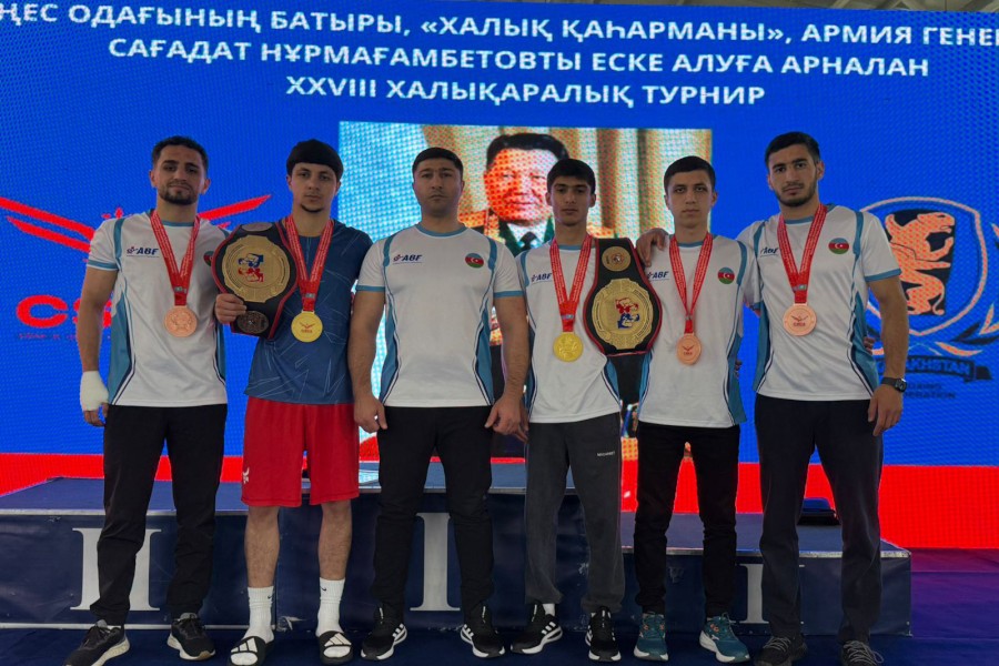Azərbaycan boksçularından Qazaxıstanda 5 medal