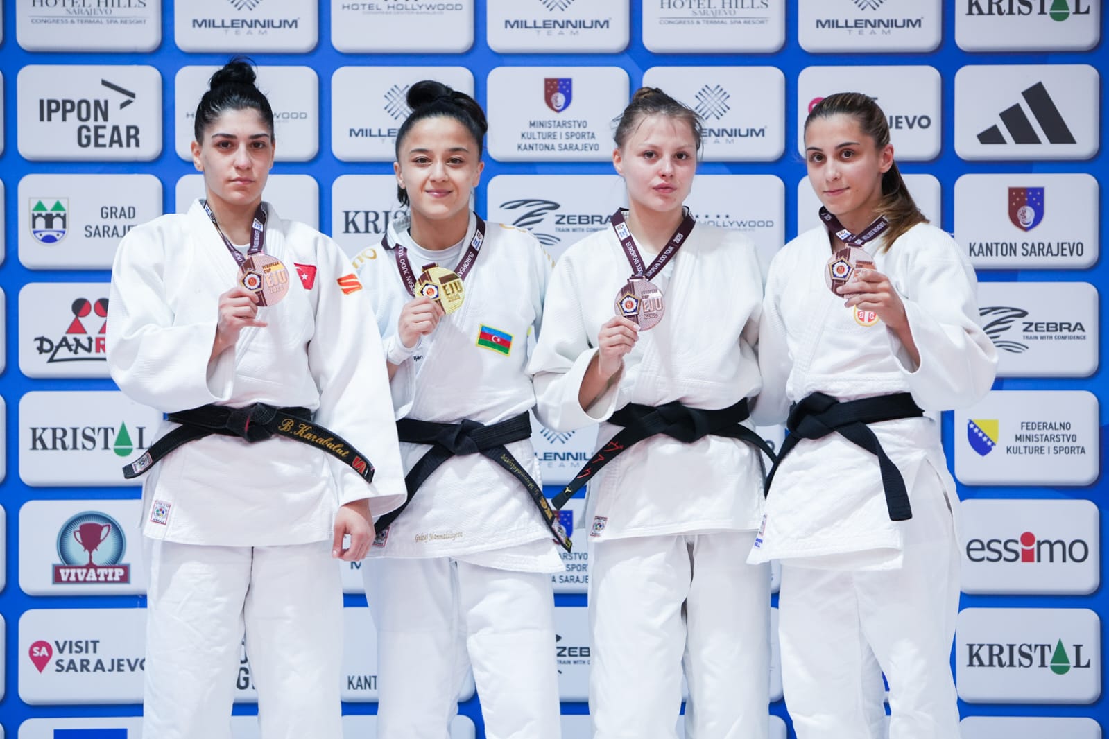 Azərbaycan cüdoçularından Sarayevoda 3 medal