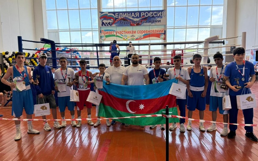 Azərbaycan boksçularından Rusiyada 8 qızıl medal