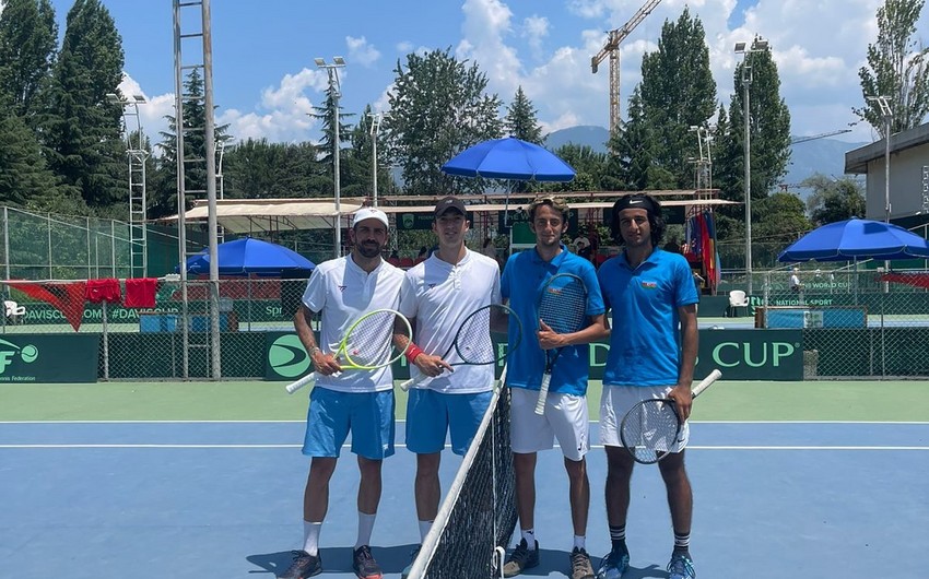 Azərbaycanın tennis millisi “Davis Cup”a qələbə ilə başlayıb