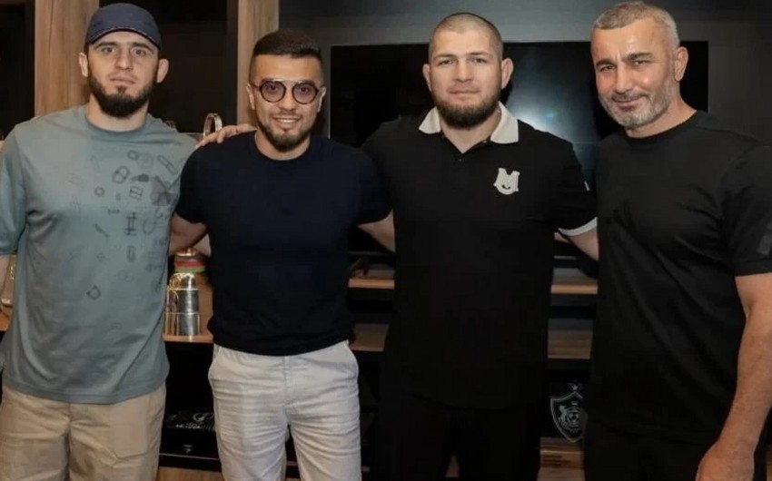 Həbib Nurməhəmmədovla İslam Maxaçev Qurban Qurbanovla görüşdülər