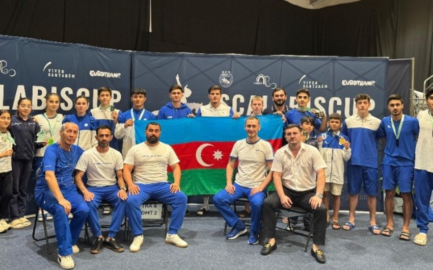Azərbaycan gimnastları Portuqaliyada medallar qazanıblar