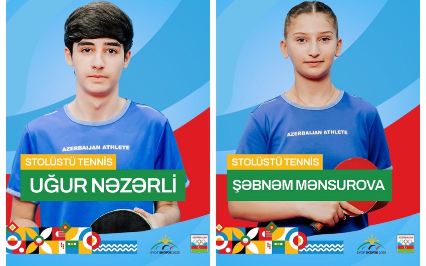 EYOF-da Azərbaycanı təmsil edəcək stolüstü tennisçilər bəlli oldu