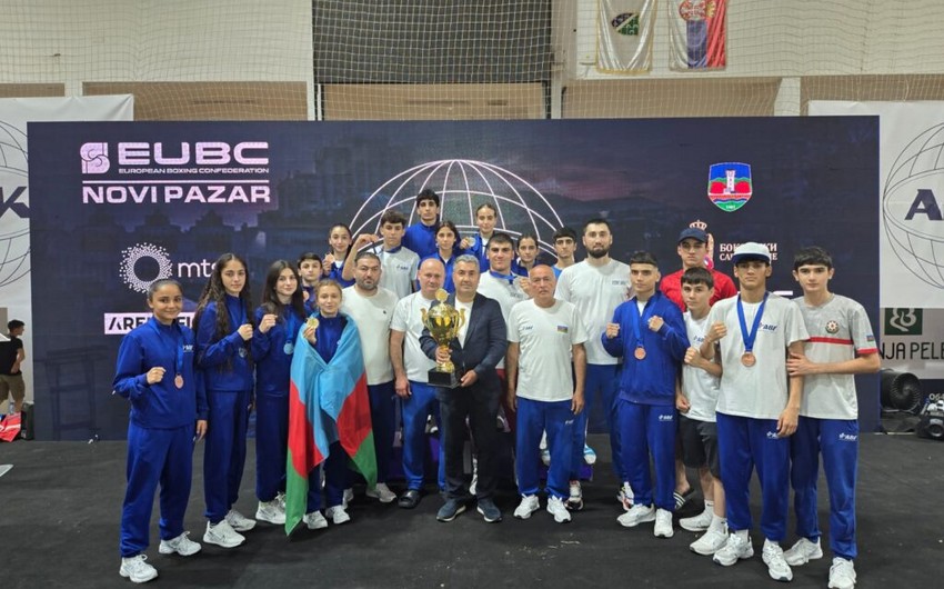Daha bir boksçumuz Avropa birinciliyində medal qazandı