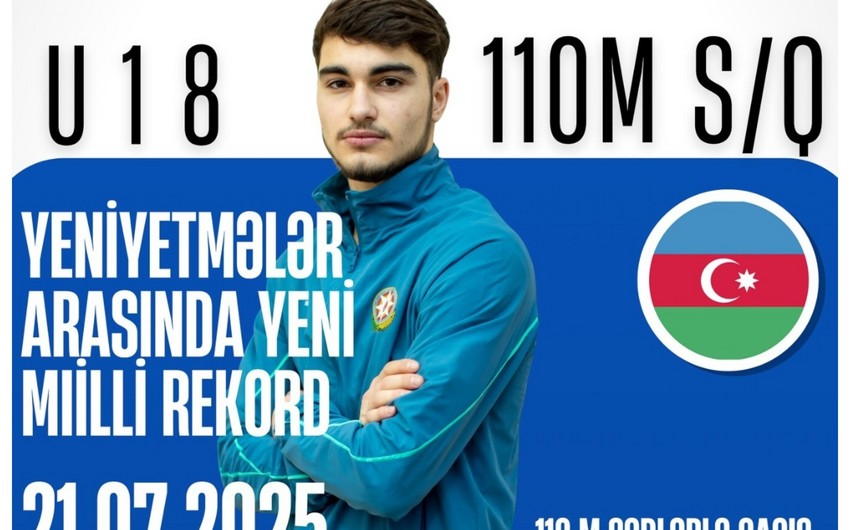 Azərbaycan atletindən Skopyedə rekord