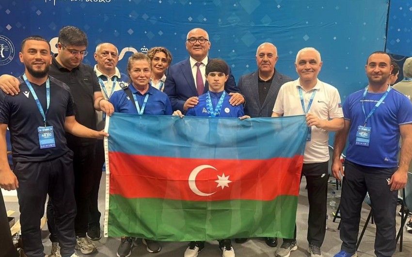 Azərbaycanlı atletdən Avropa birinciliyində 3 medal