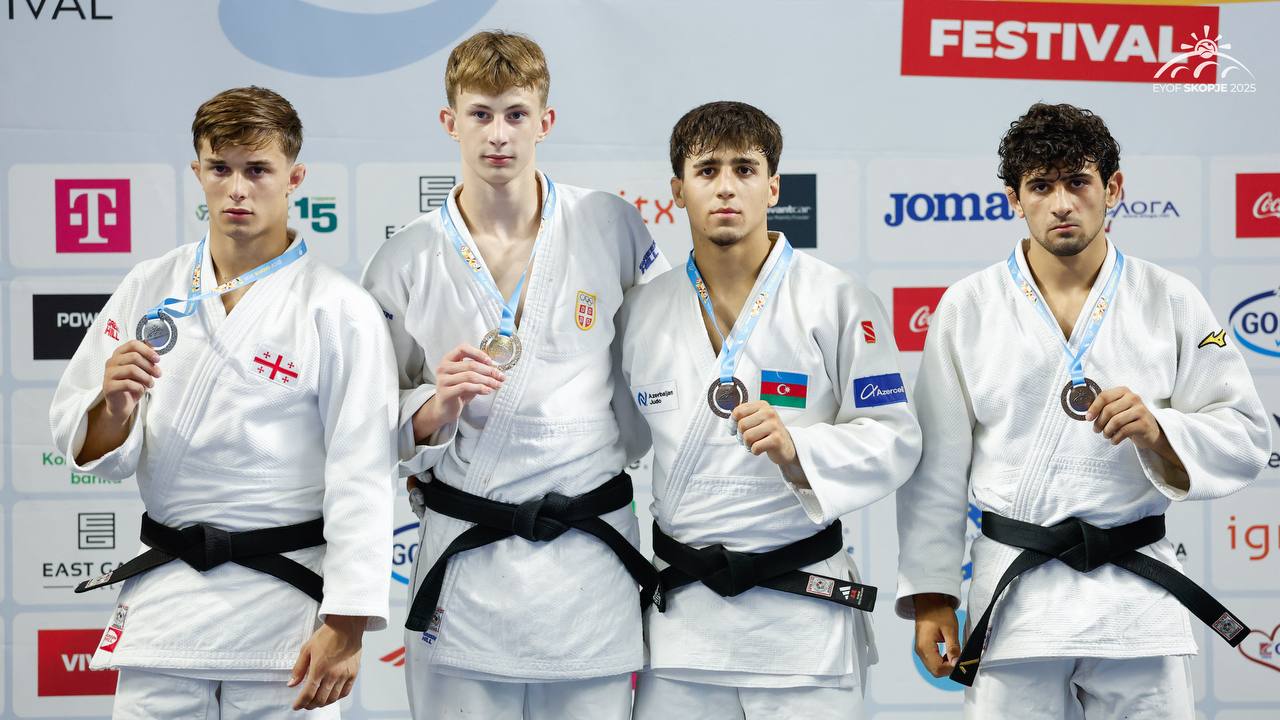 Ağakişiyev Skopyedə bürünc medal qazandı