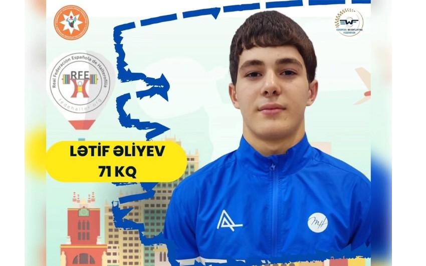 Azərbaycanlı atletdən Avropa birinciliyində 1 qızıl, 1 gümüş medal