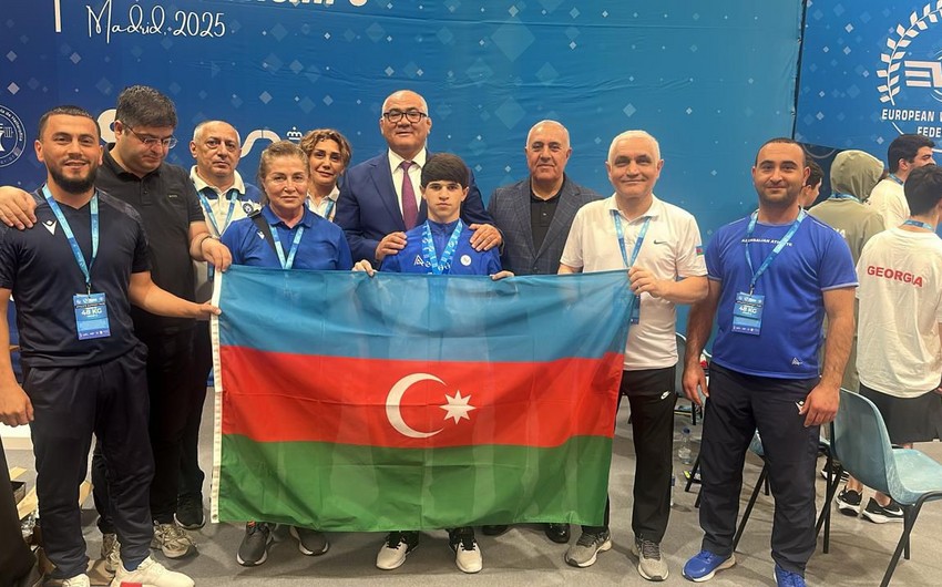 Azərbaycan komandası Avropa birinciliyində üçüncü oldu