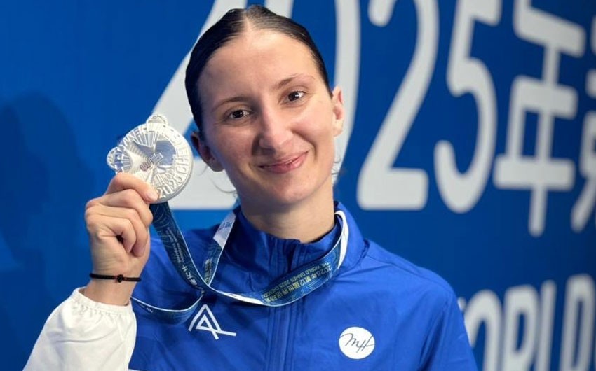 Zaretska Dünya Oyunlarında gümüş medal qazandı