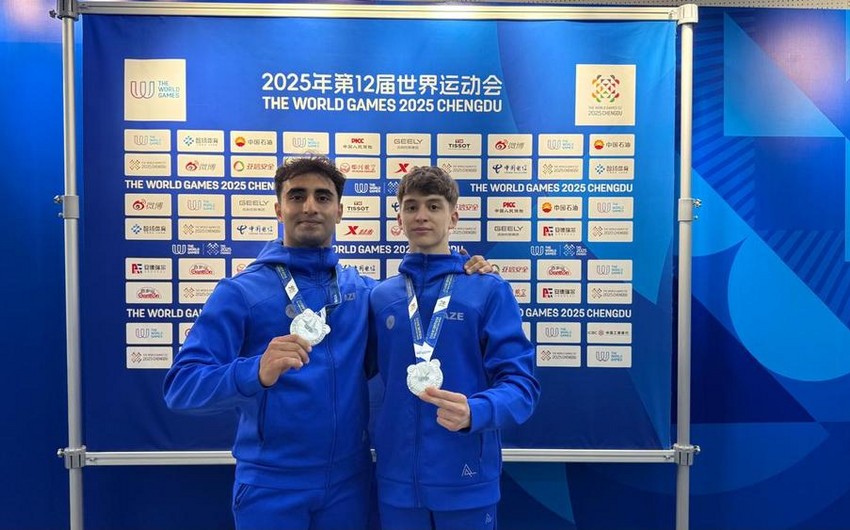 Dünya Oyunlarında üç gümüş medal