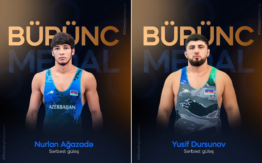 Azərbaycanın 2 güləşçisindən DÇ-də bürünc medal