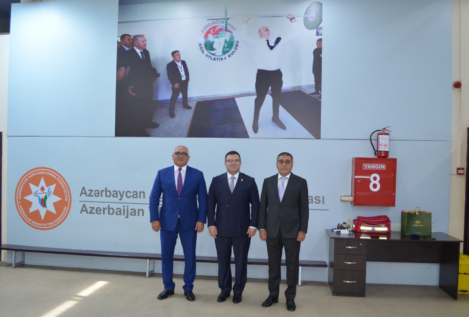 AAF rəhbərliyi Avropa Ağırlıqqaldırma Federasiyasının prezidenti ilə görüşdü