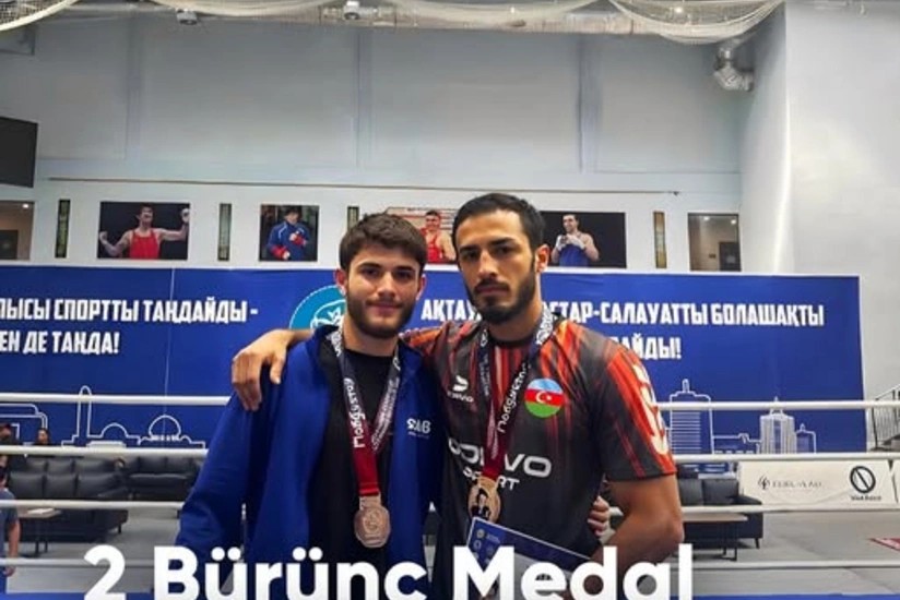 Azərbaycan boksçularından Qazaxıstanda 2 medal