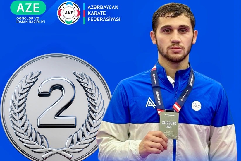 Azərbaycan karateçisi Avstriyada ikinci oldu