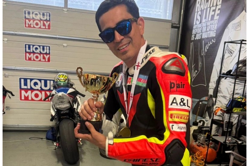 Azərbaycan motosikletçisi Gürcüstanda çempion oldu