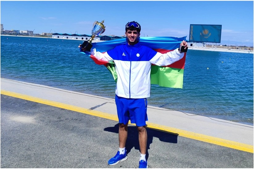 Azərbaycan avarçəkəni Qazaxıstanda medal qazandı