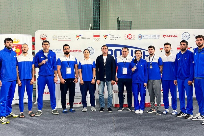 Azərbaycan taekvondoçuları Polşada 3 medal qazanıblar