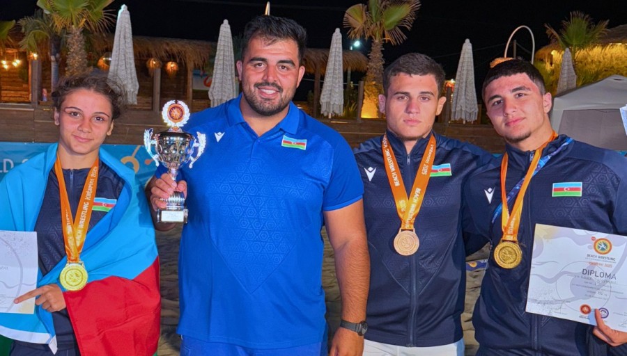 Dünya çempionatında 2 qızıl və 1 bürünc medal