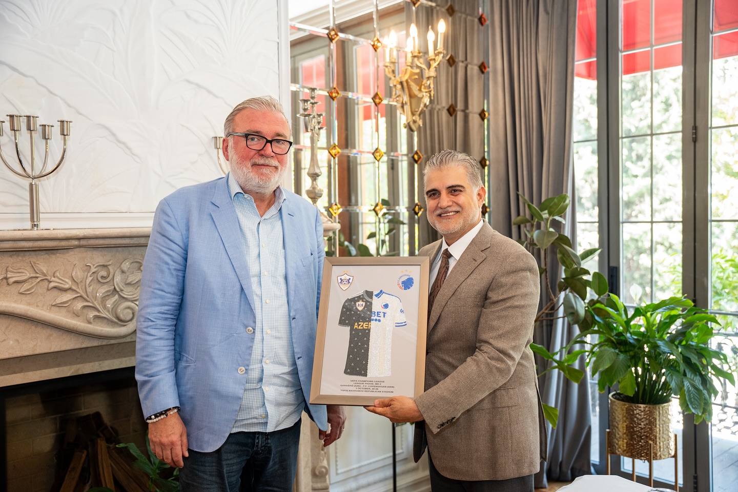 “Qarabağ” və “Kopenhagen” rəhbərləri arasında görüş keçirilib