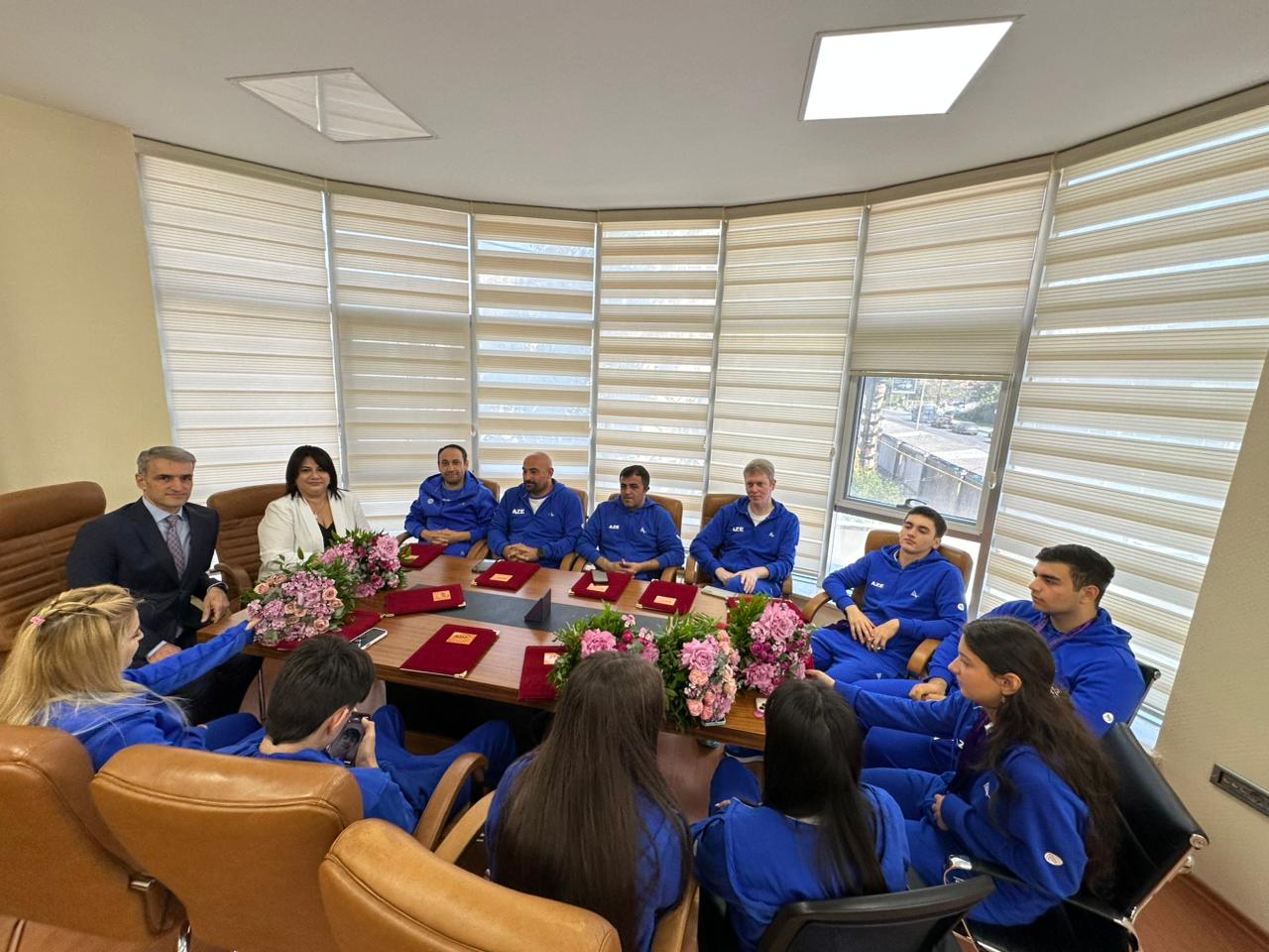 MDB Oyunlarında uğurla çıxış edən stolüstü tennisçilər mükafatlandırılıb