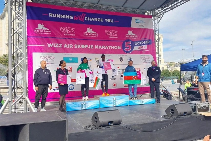 Azərbaycan atletindən Şimali Makedoniyada gümüş medal